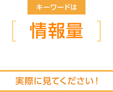 キーワードは情報量